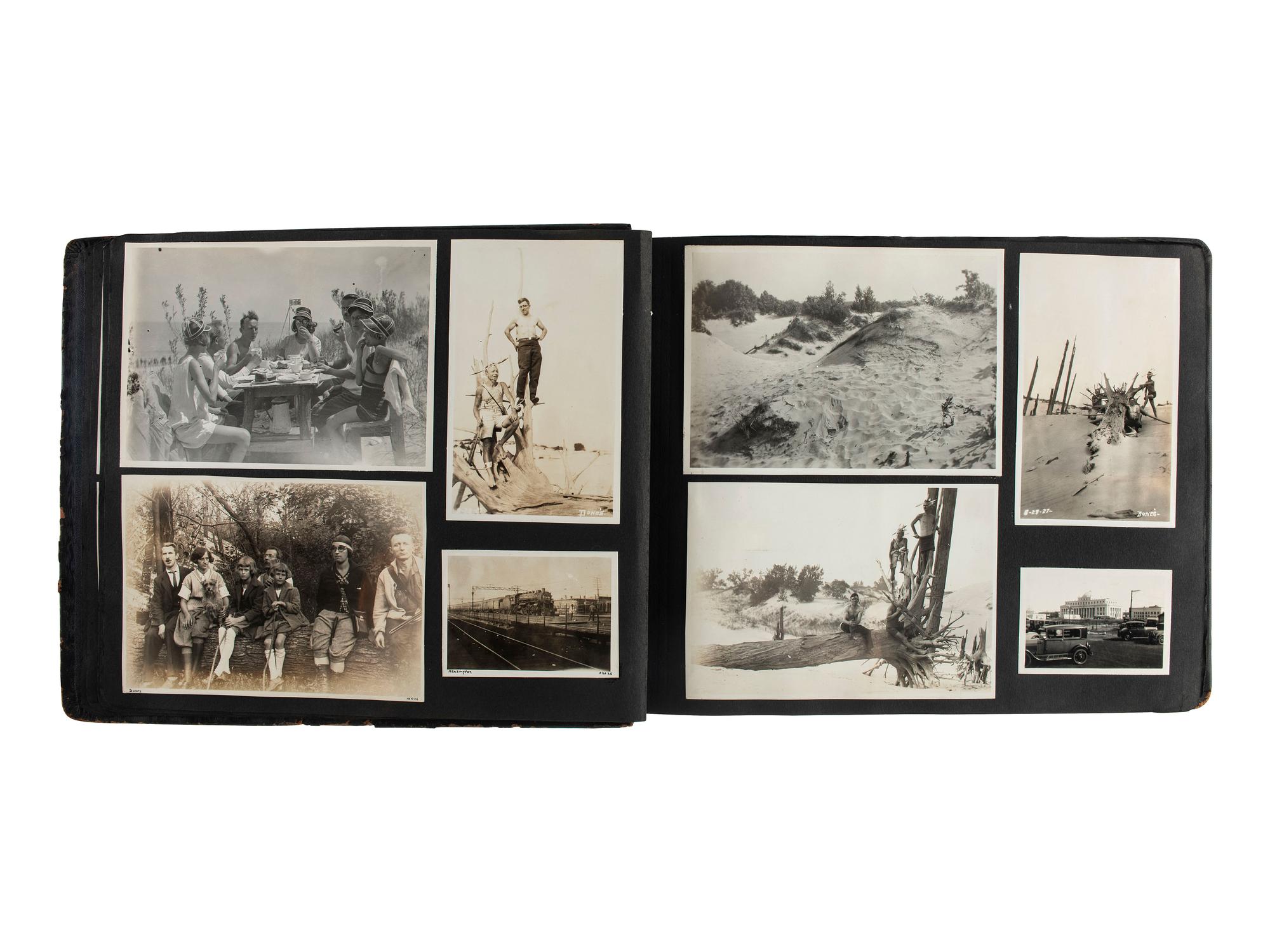 [EARLY PHOTOGRAPHY]. A collection of early to mid 20th century photographs, featuring vernacular albums and images documenting travel, scenic and city views, incl. Chicago and surroundings, and other personal moments.