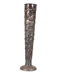 A Sheffield Silver on Copper Repoussé Vase