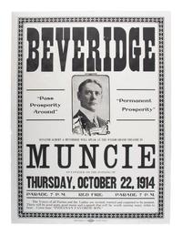[INDIANA]. Posters, cigar boxes, and ephemera related to Indiana politicians incl. Thomas MARSHALL.