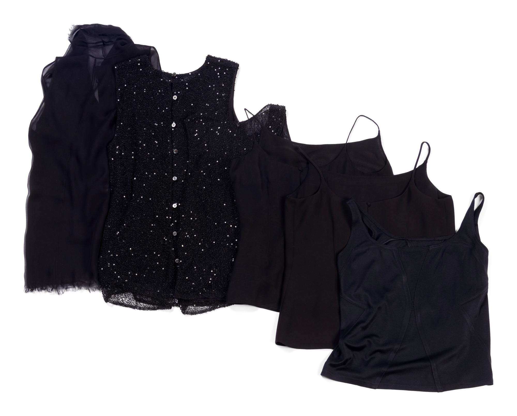 Six Ralph Rucci Sleeveless Tops