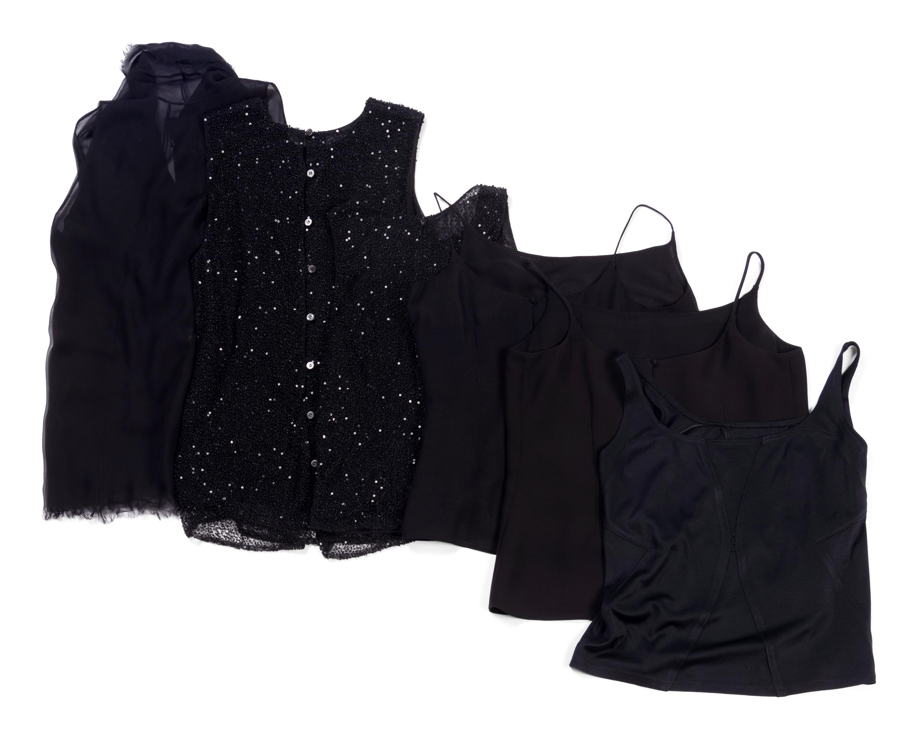 Six Ralph Rucci Sleeveless Tops