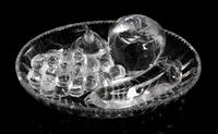A Collection of Steuben Glass Fruit Width of widest 11 inches. — SECOND HALF 20TH CENTURY