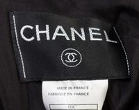 A Chanel Black Wool Jacket, Size 36.