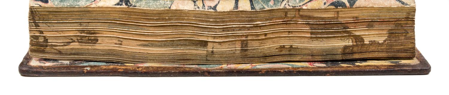 (FORE EDGE PAINTING) GRAY, THOMAS. The Poems of Gray. London, 1800. Fore edge painting of Yarmouth Castle and Harbor.