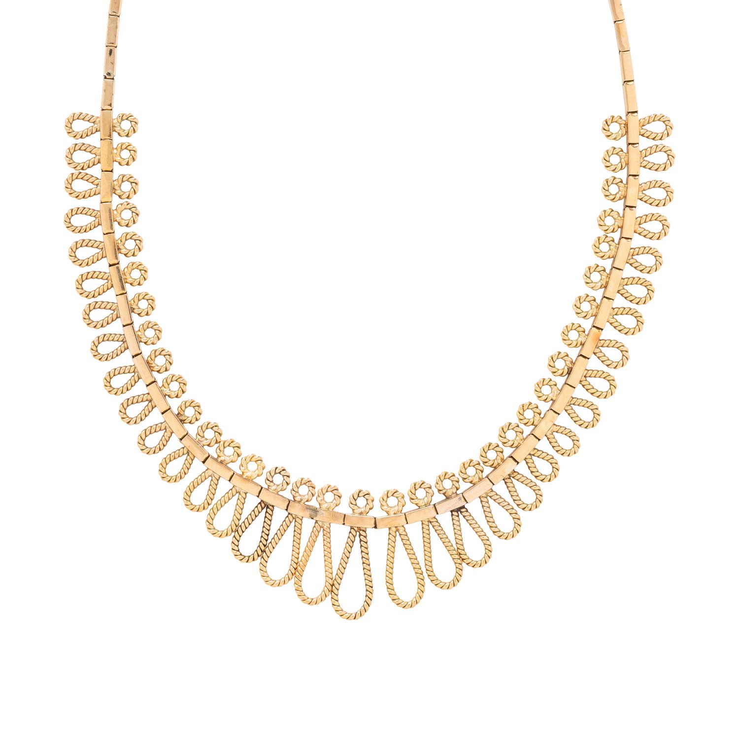 YELLOW GOLD NECKLACE