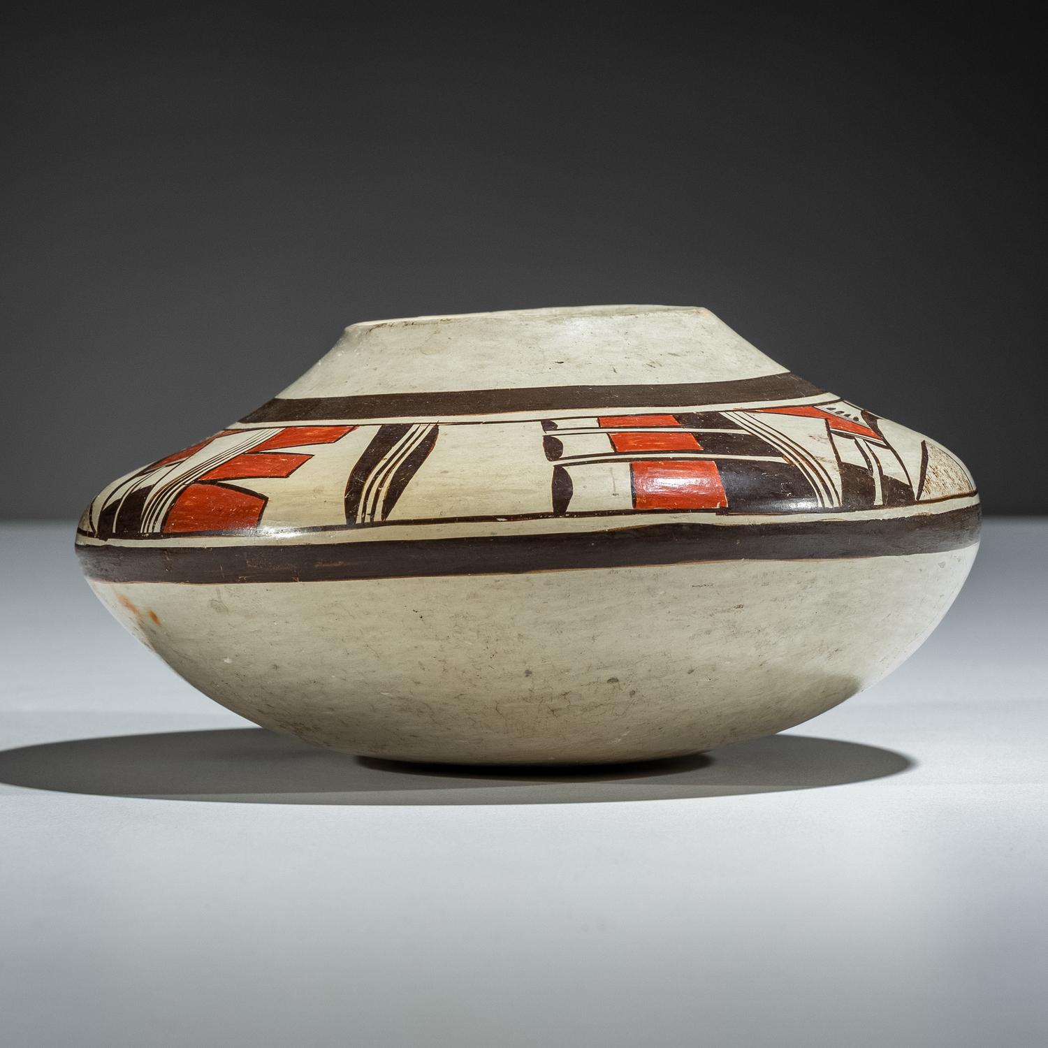 Hopi Pottery Jar, with Fred Harvey Sticker