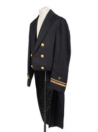 [MILITARIA]. Late 19th-to-early 20th-century US Navy officer's dress tailcoat.