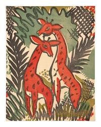 Milwaukee WPA Handicraft Project Blockprinted Textile Sample Book, 1940s