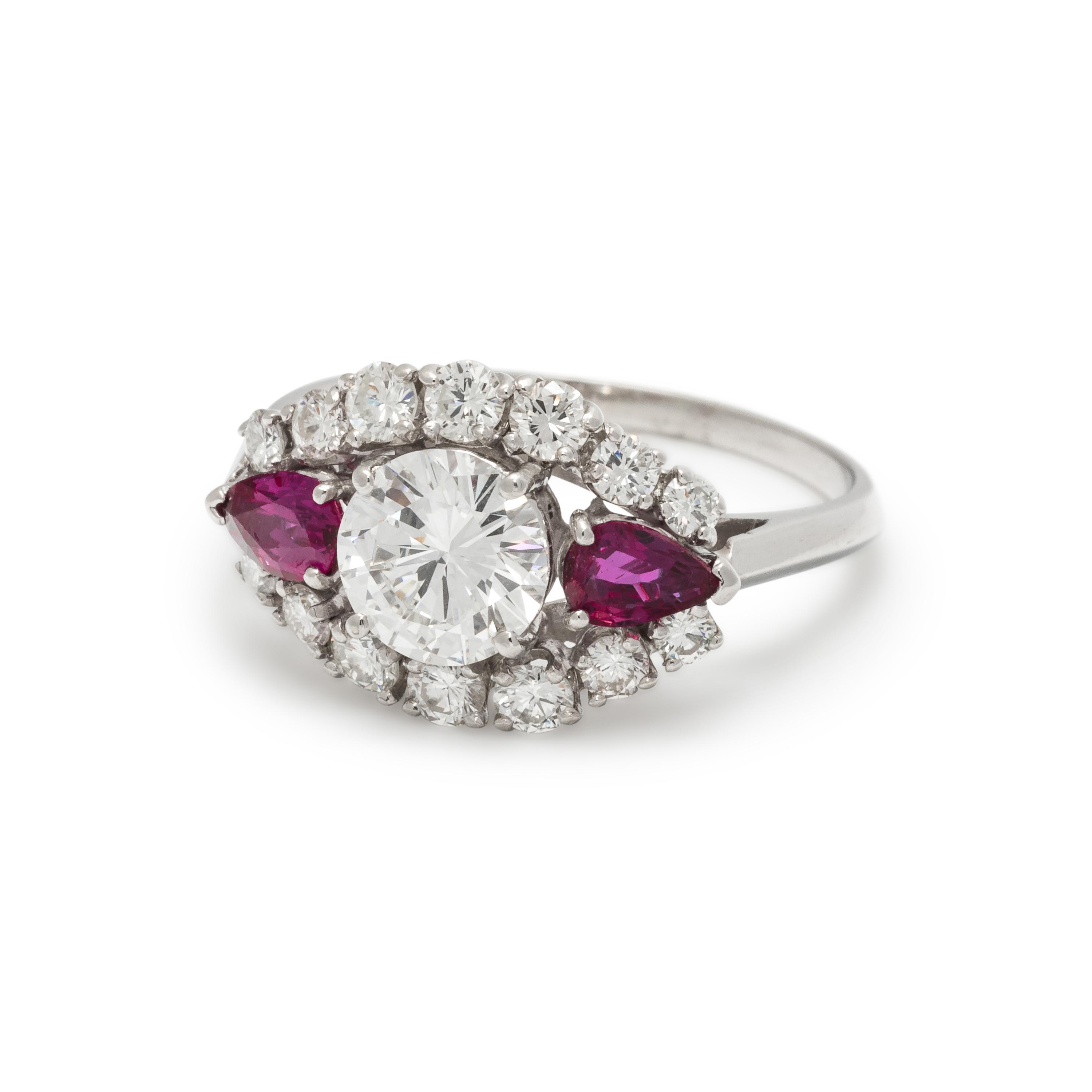 DIAMOND AND RUBY RING