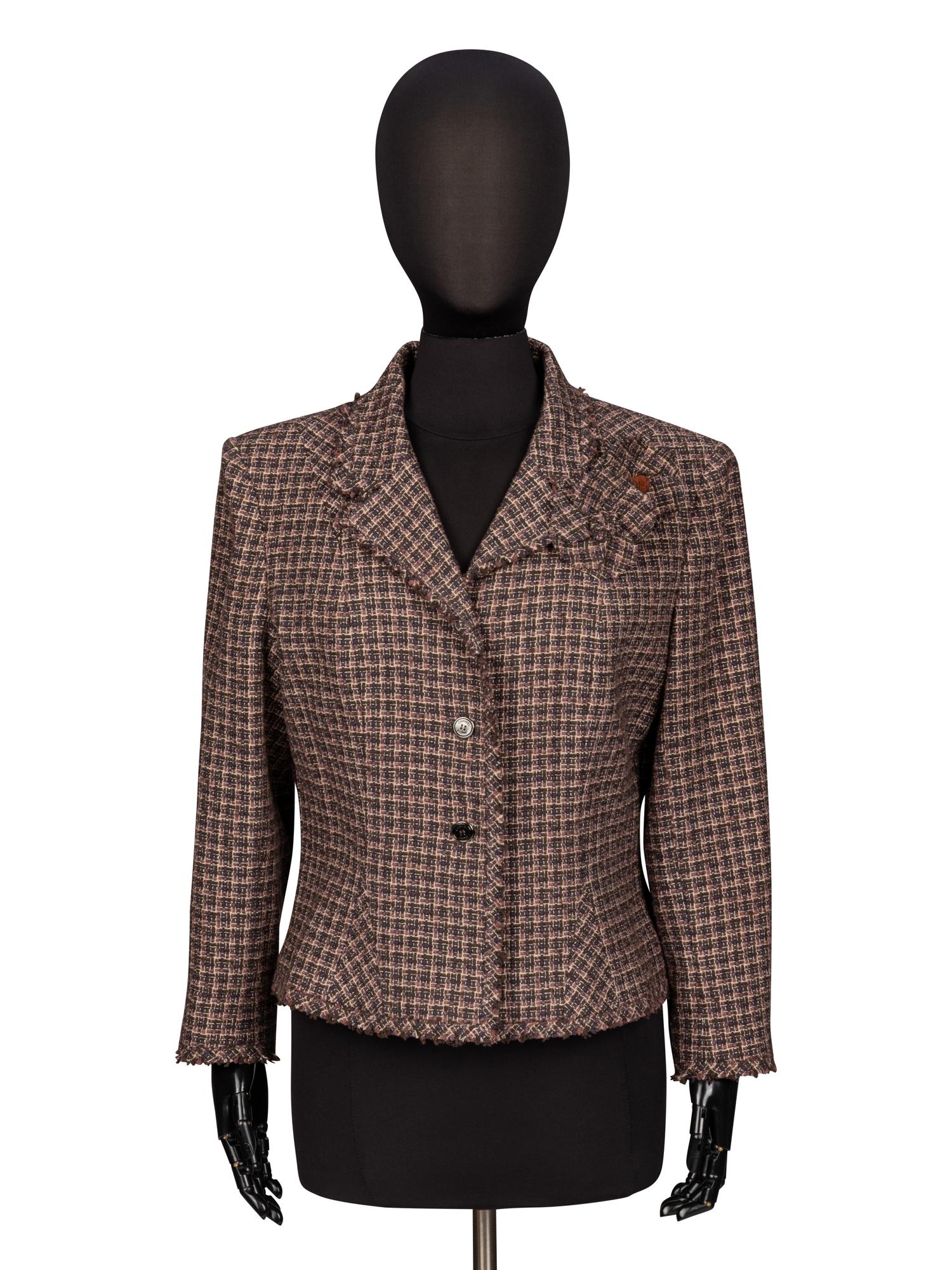 Chanel, Tweed Jacket with Removable Camellia