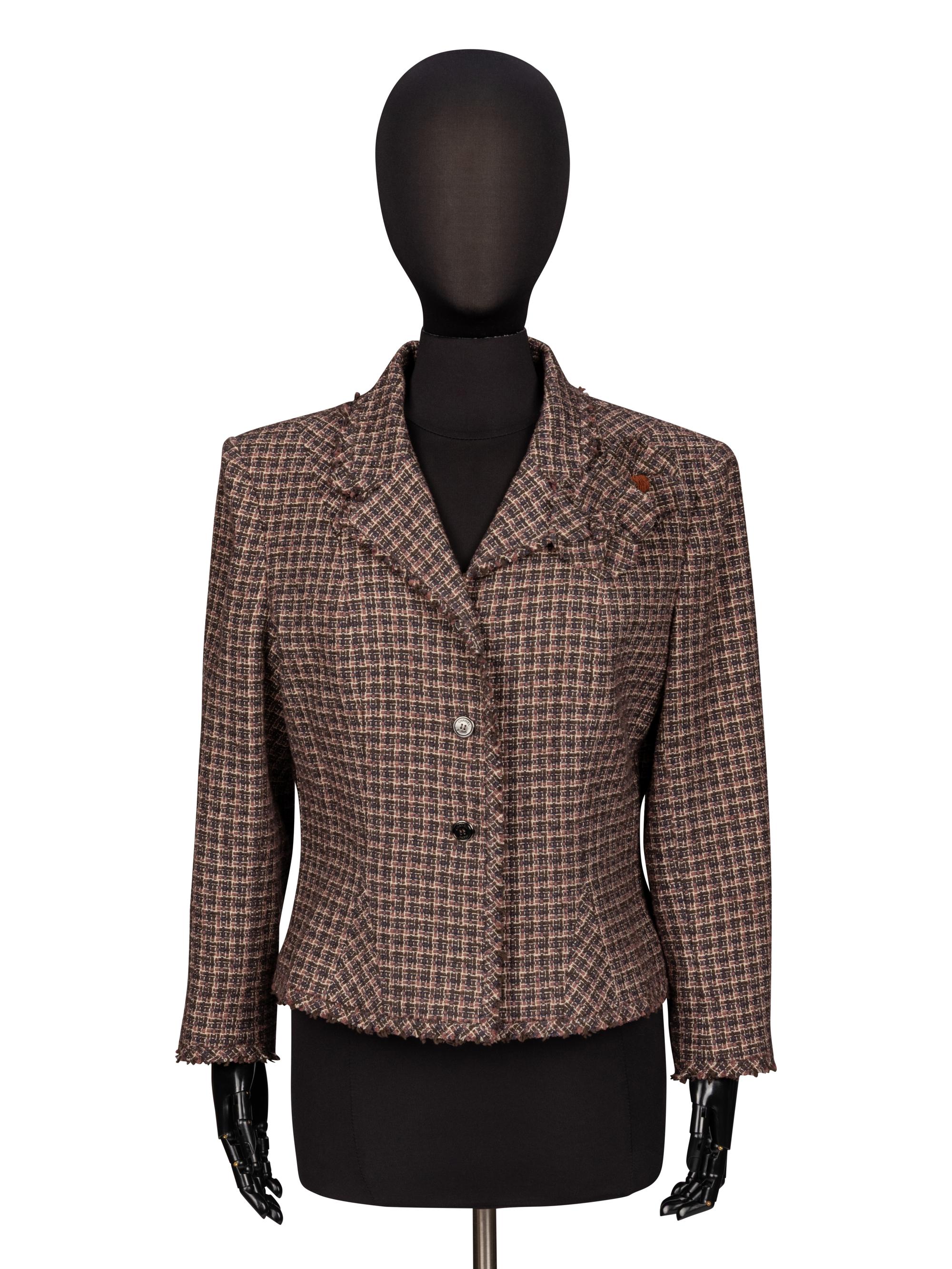 Chanel, Tweed Jacket with Removable Camellia