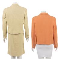 Three Chanel Pieces: One Two-Piece Skirt Suit, One Jacket, 1998