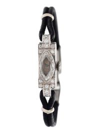 A RARE AUDEMARS PIGUET, ART DECO, DIAMOND WATCH