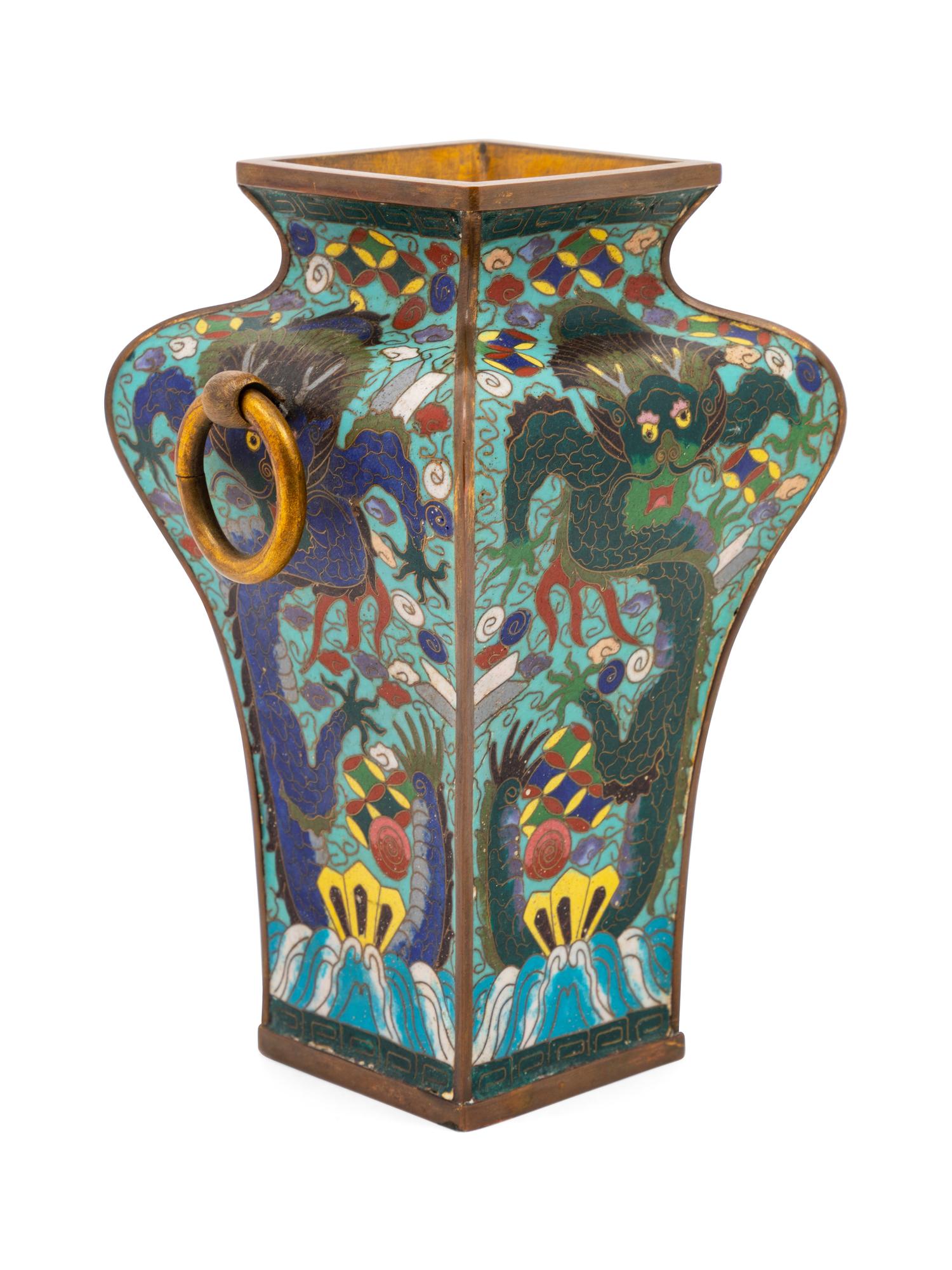 A Chinese Cloisonné Enamel Vase