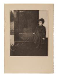 Illustration to "Eben Holden" and Boy with Wagon (two works from Camera Work), 1905-1908