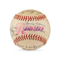 A 1959 Seattle Rainers Team Signed Autograph Baseball