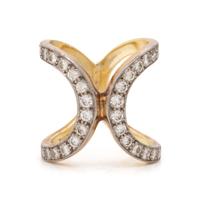 Diamond and Yellow Gold Ring
