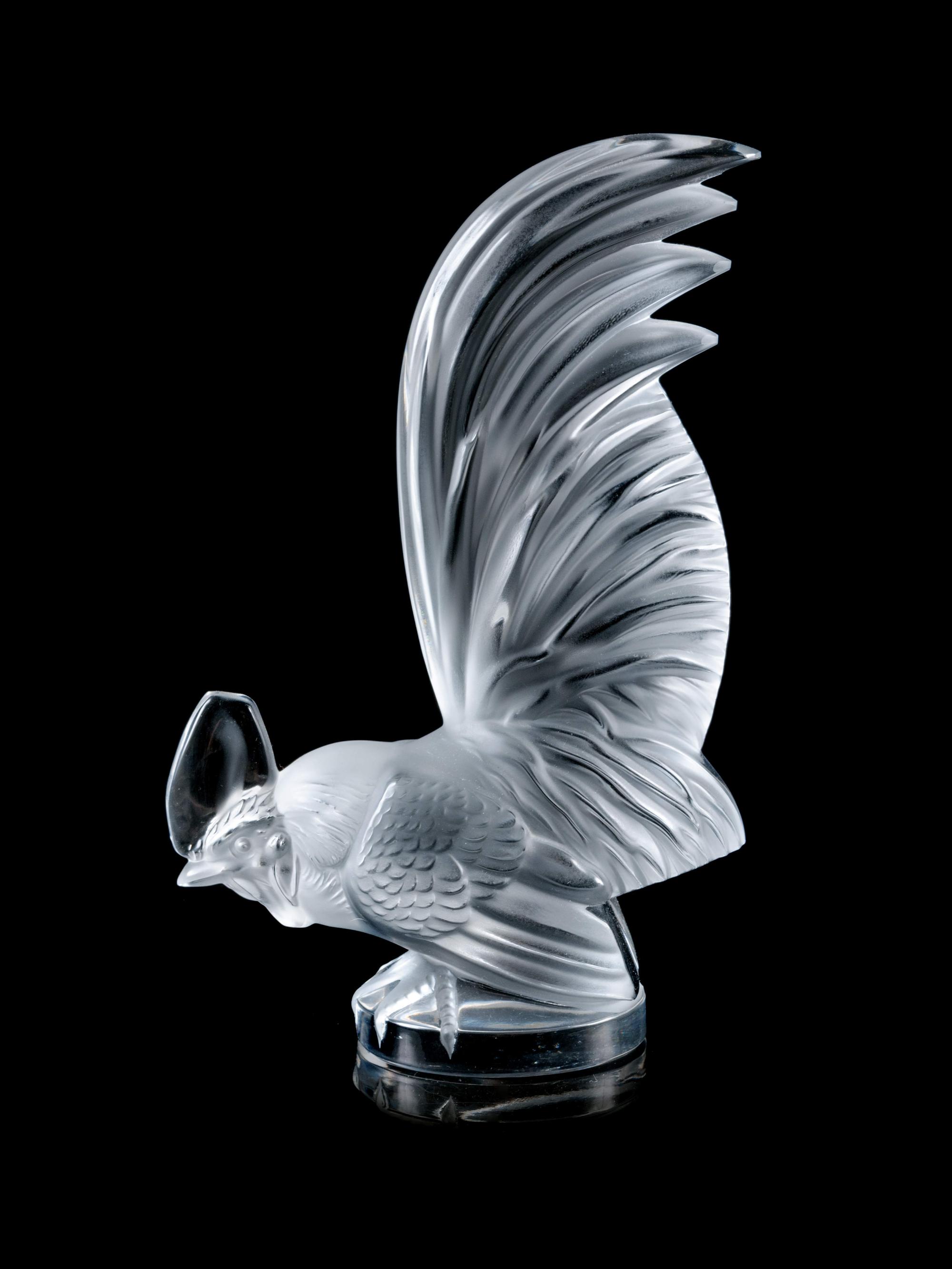 A Lalique Frosted Glass Figure — 20TH CENTURY