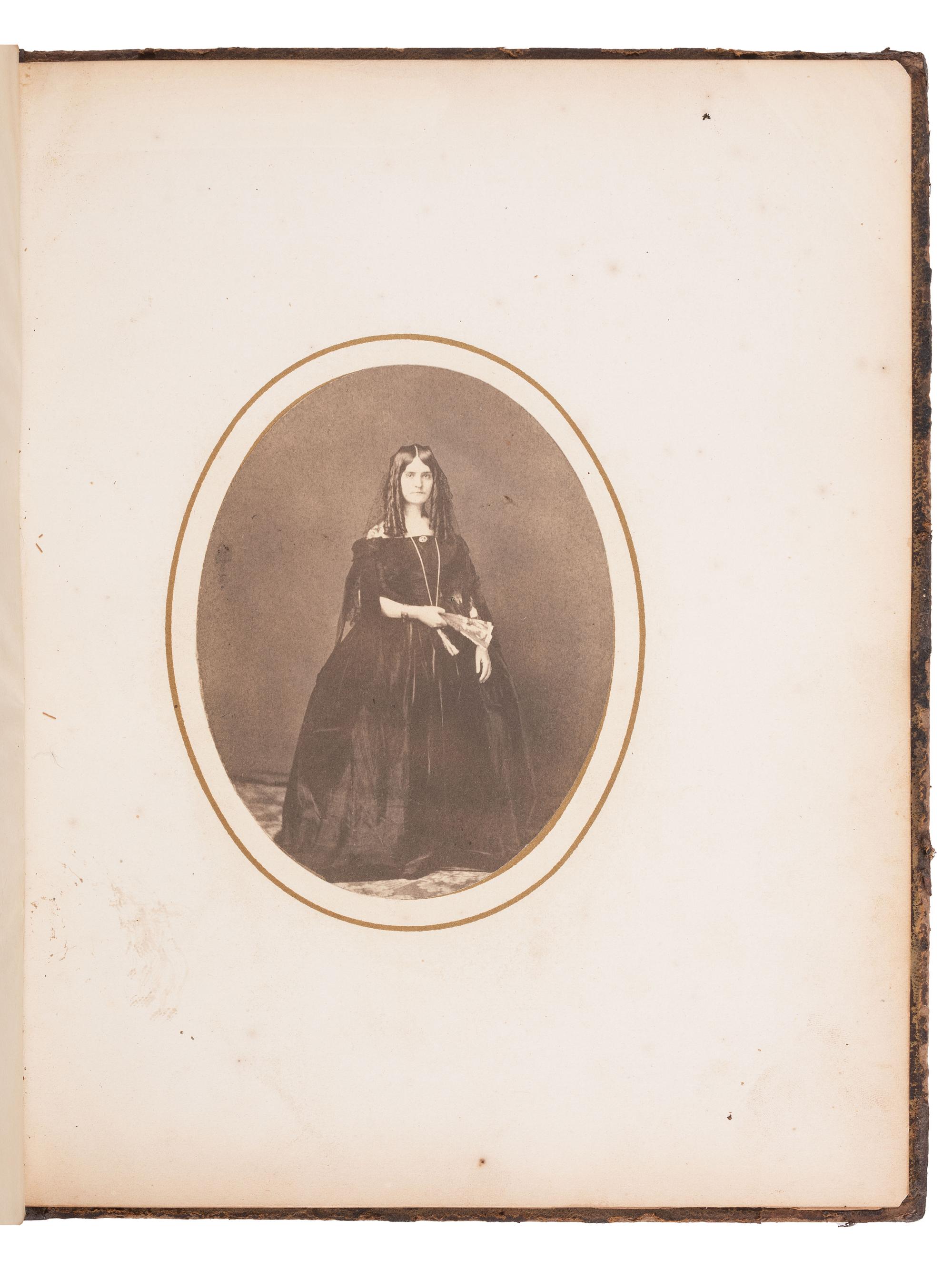 Photo-Illustrated Books & Photography Albums Souvenir of Rutgers Female Institute. Class of 1860 . A keepsake from New York City's first female college containing photographs of female students.