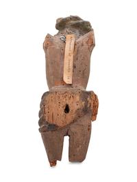 A Continental Carved Wood Fragment of a Crucifix