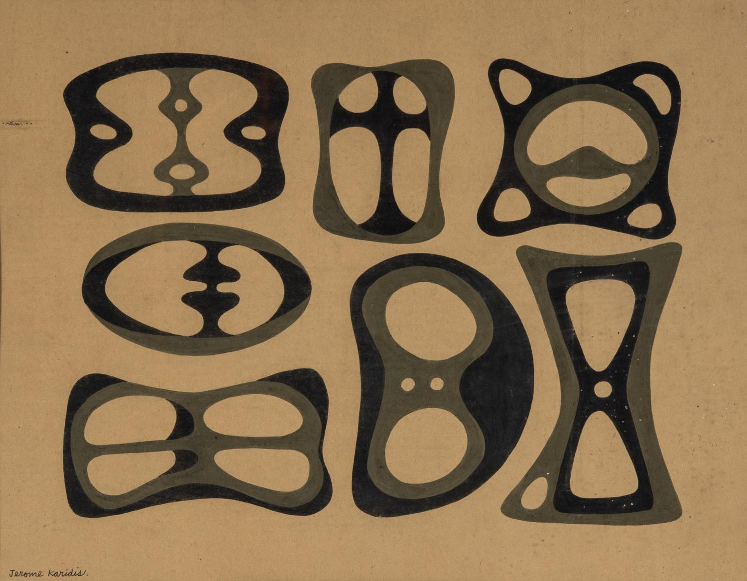 Jerome Karidis (American, 1924-2010) — Seven Sculptures, 1948