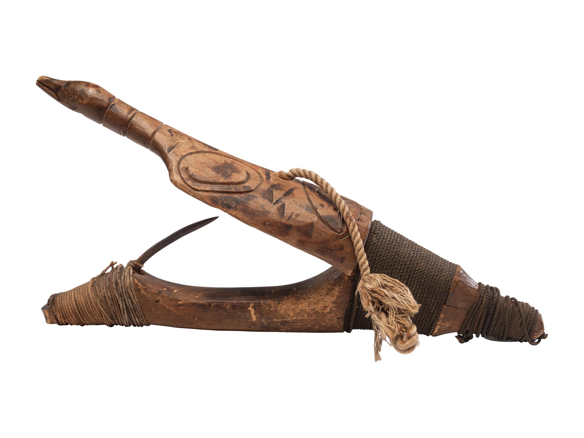 Tlingit Figural Halibut Hook
