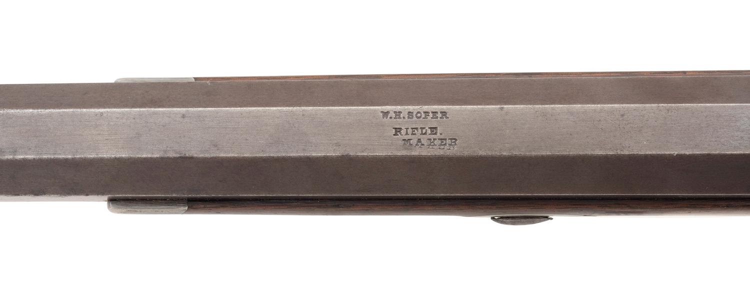 Heavy Barreled Plains Rifle Built on a Model 1860 Spencer Carbine Action by William H. Soper