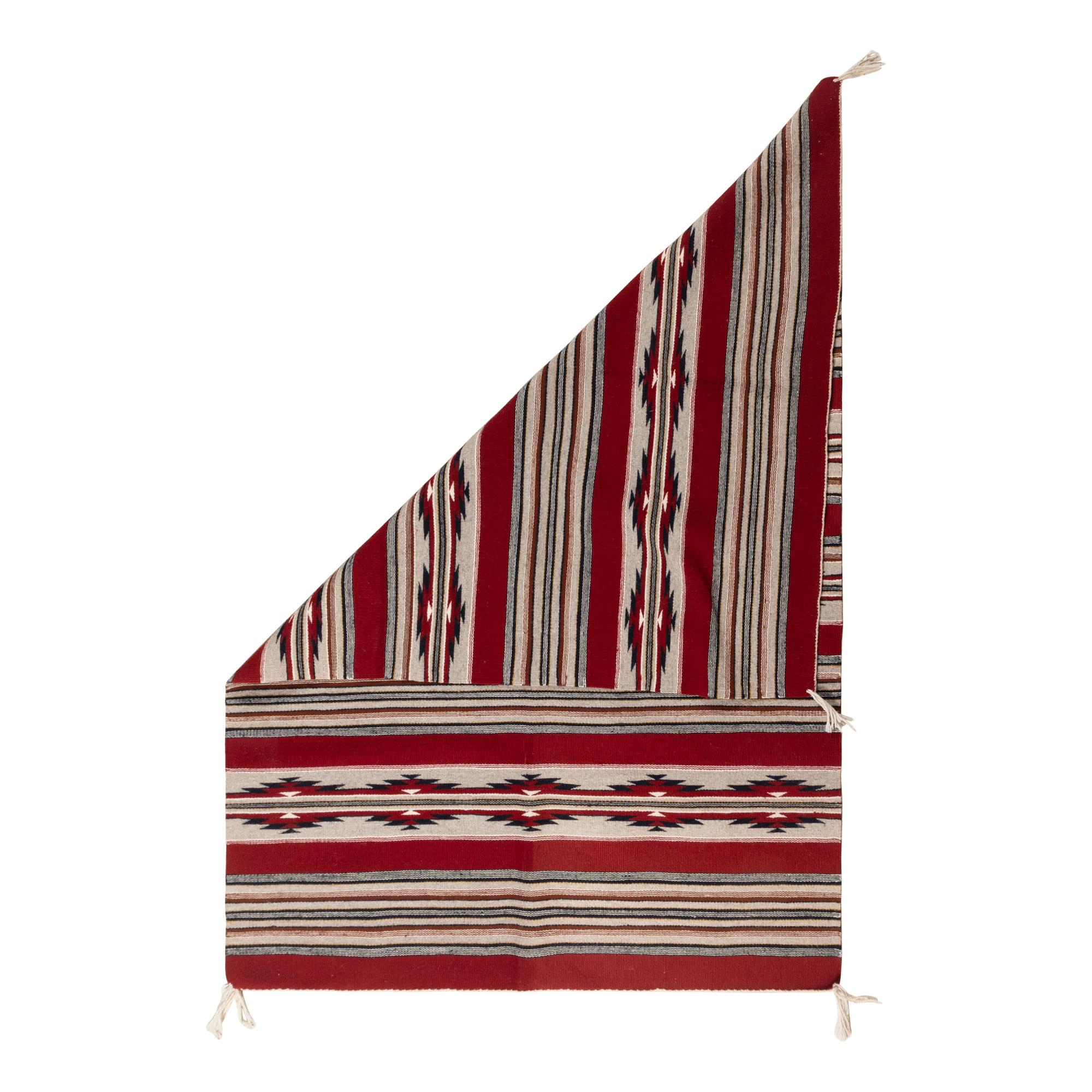 Navajo Weaving AND Hopi Brocaded Sash