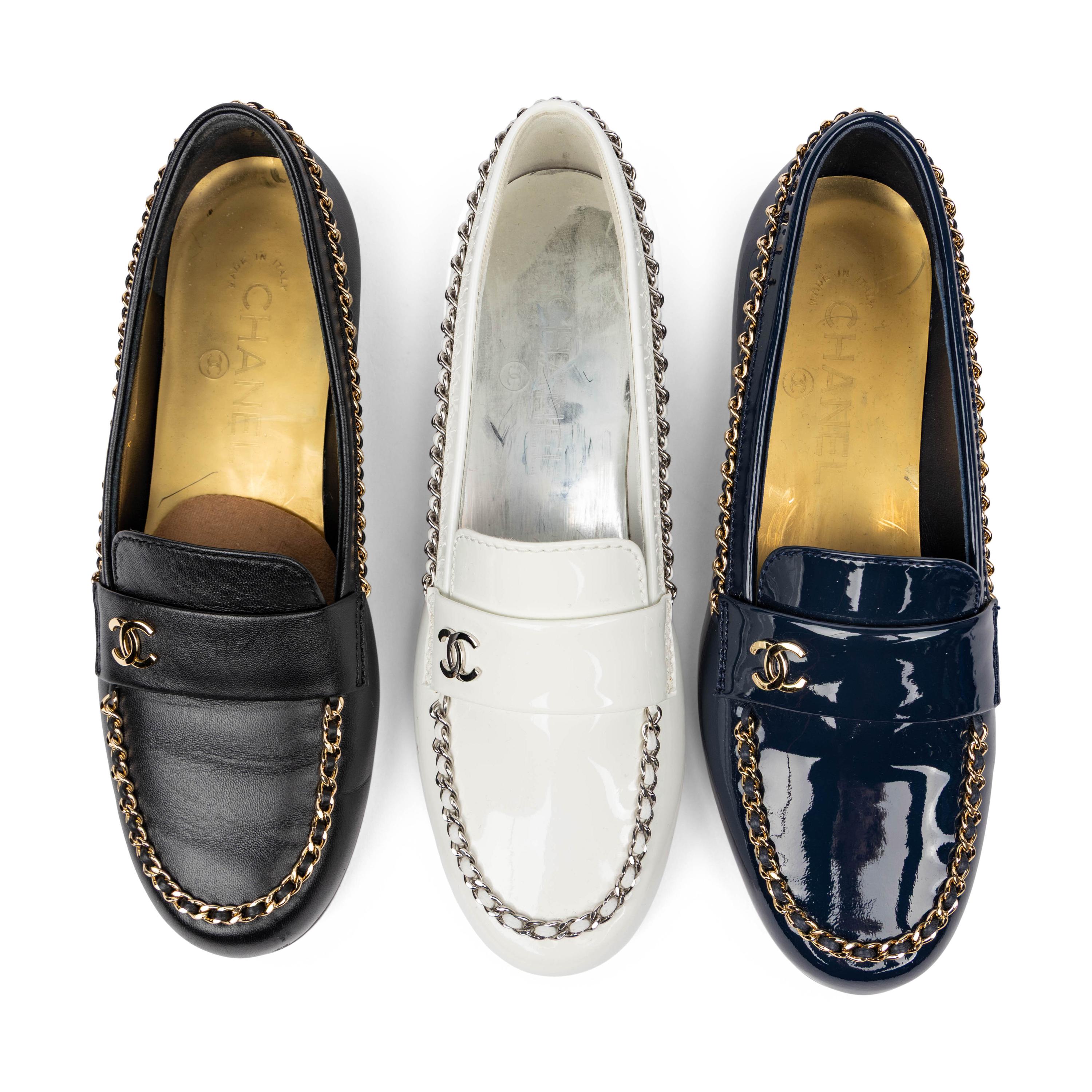 Chanel, Three Pairs of Loafers