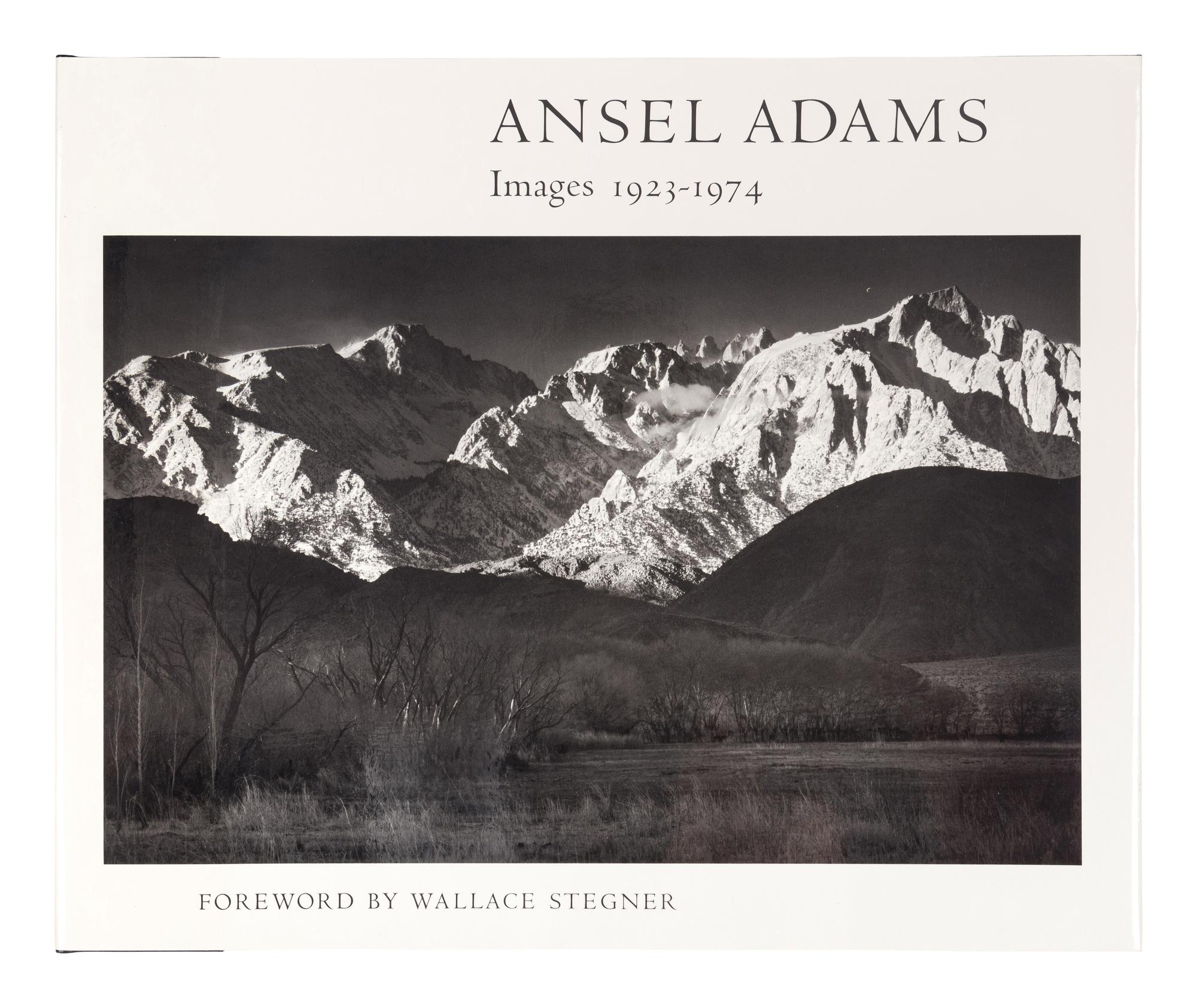 [ARTISTS BOOK]. ADAMS, Ansel (1902-1984). Images 1923-1974 . Boston: New York Graphic Society, 1974.