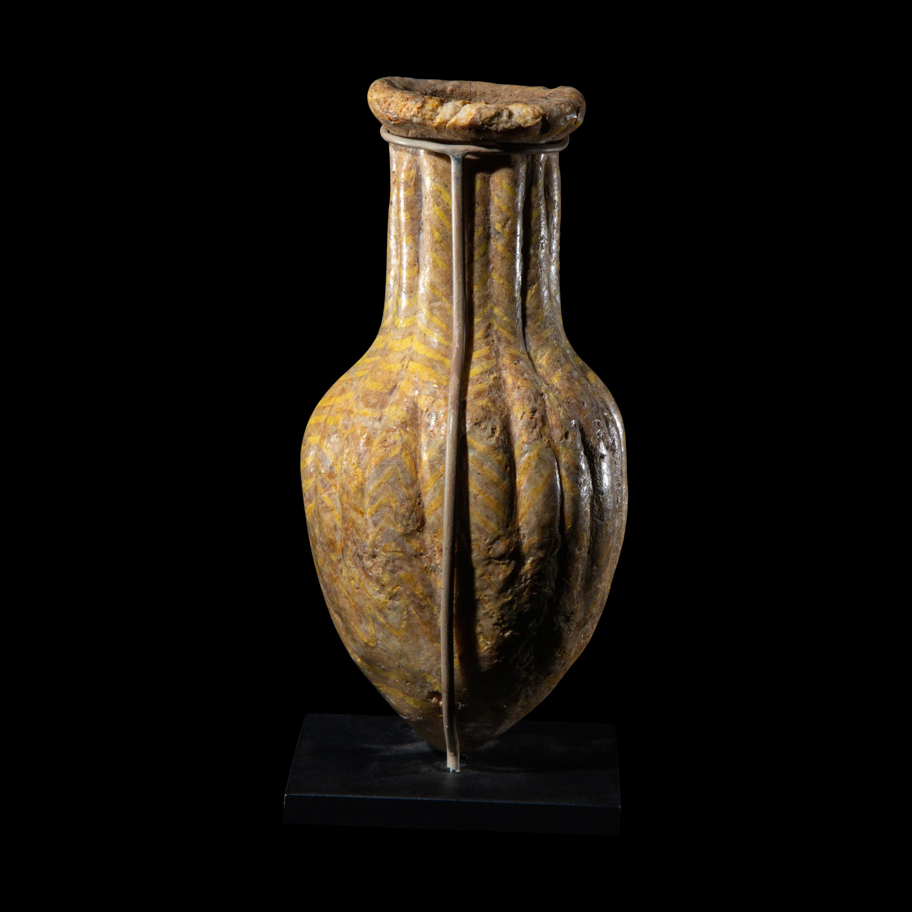 A Mesopotamian Core-Formed Glass Bottle