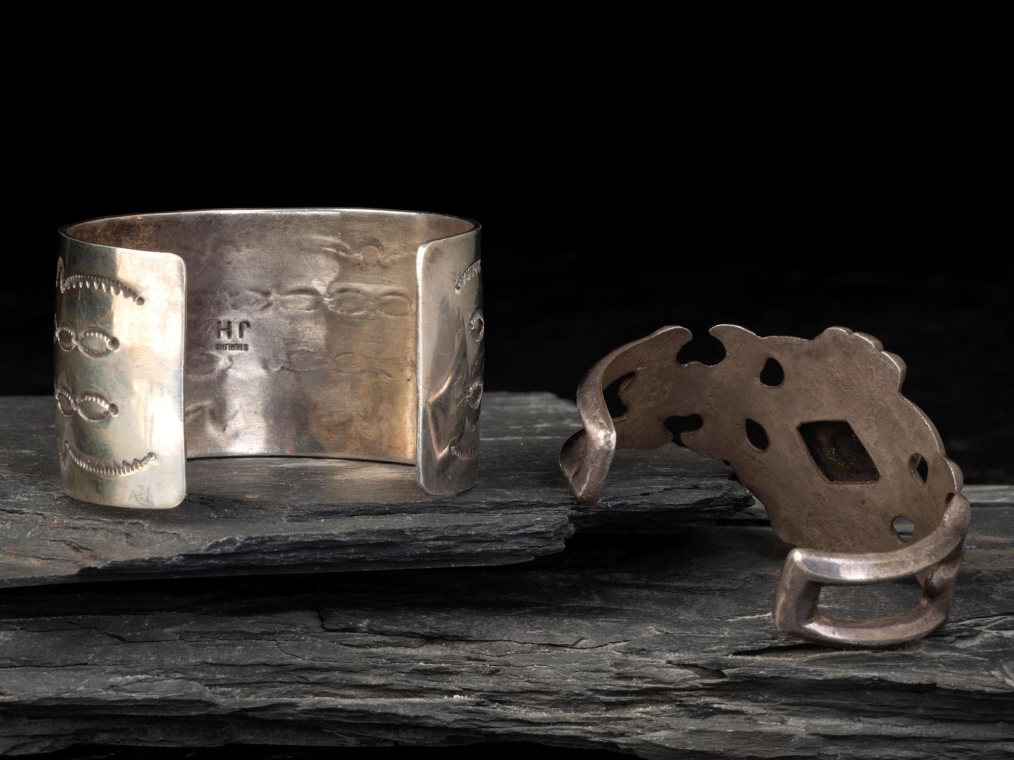 Pair of Navajo Cuff Bracelets