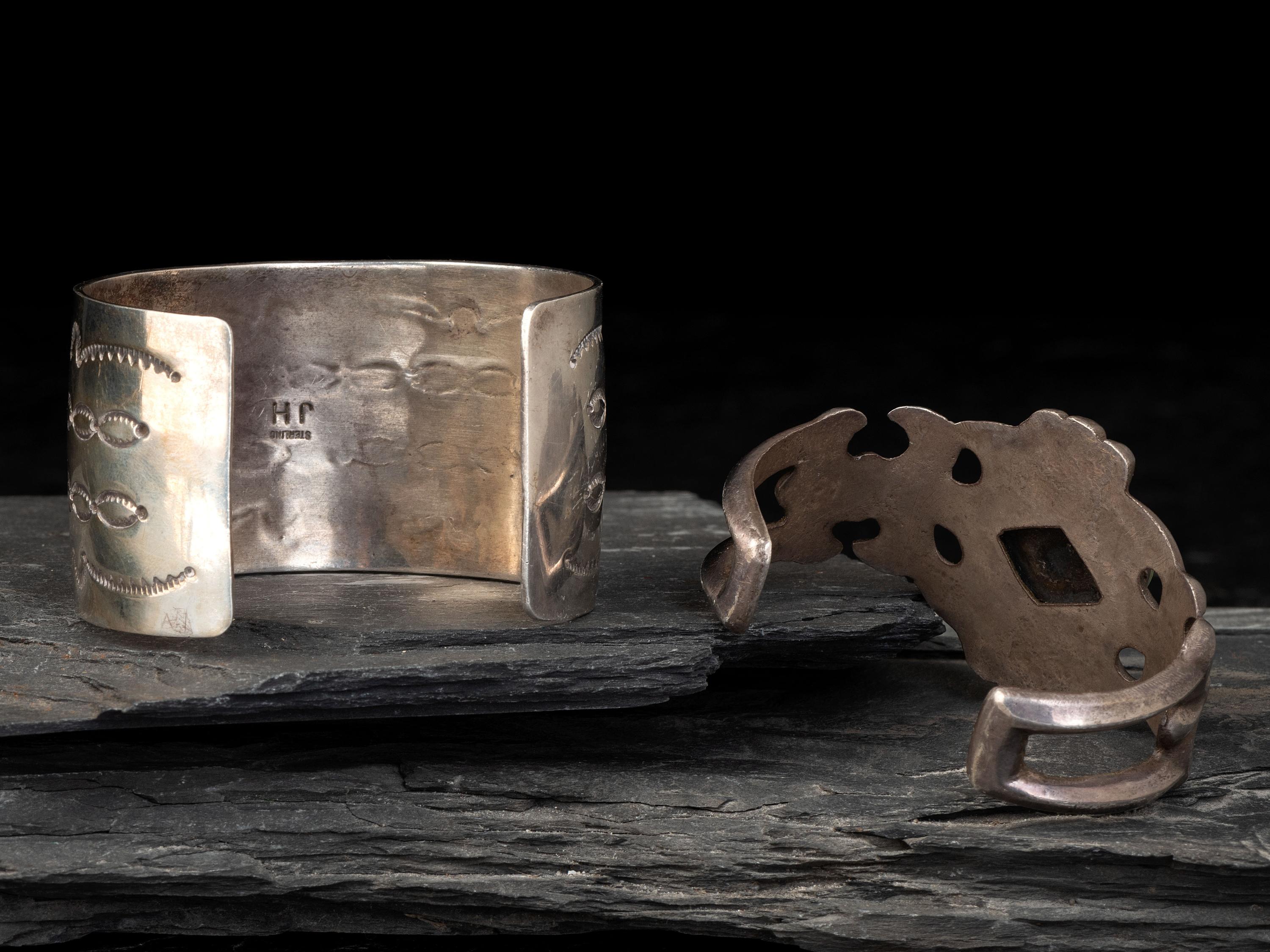Pair of Navajo Cuff Bracelets