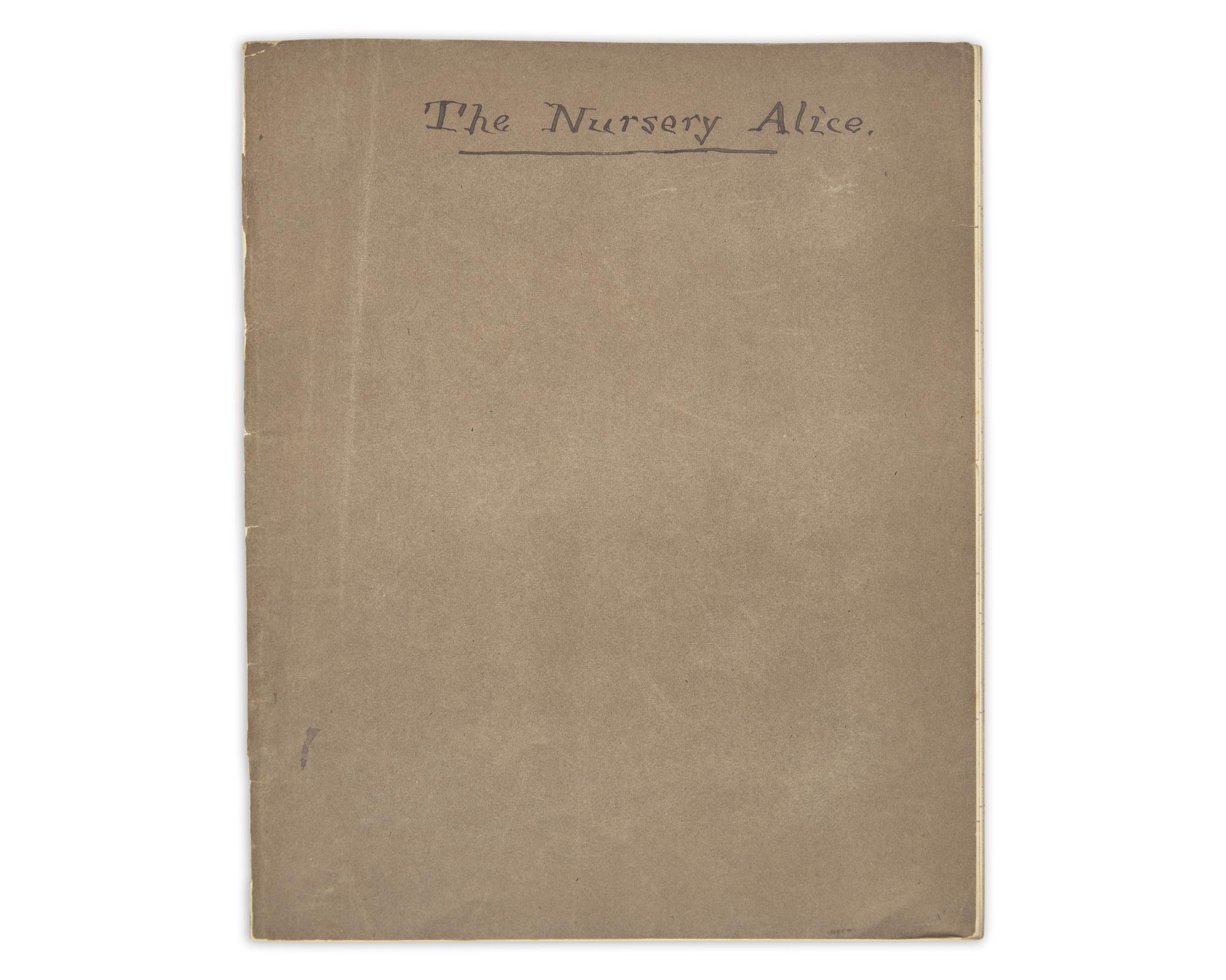 Carroll, Lewis (Charles Lutwidge Dodgson) Autograph Register Listing Recipients of Presentation Copies of "The Nursery Alice"