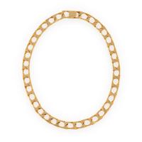CARTIER, YELLOW GOLD AND DIAMOND LINK NECKLACE