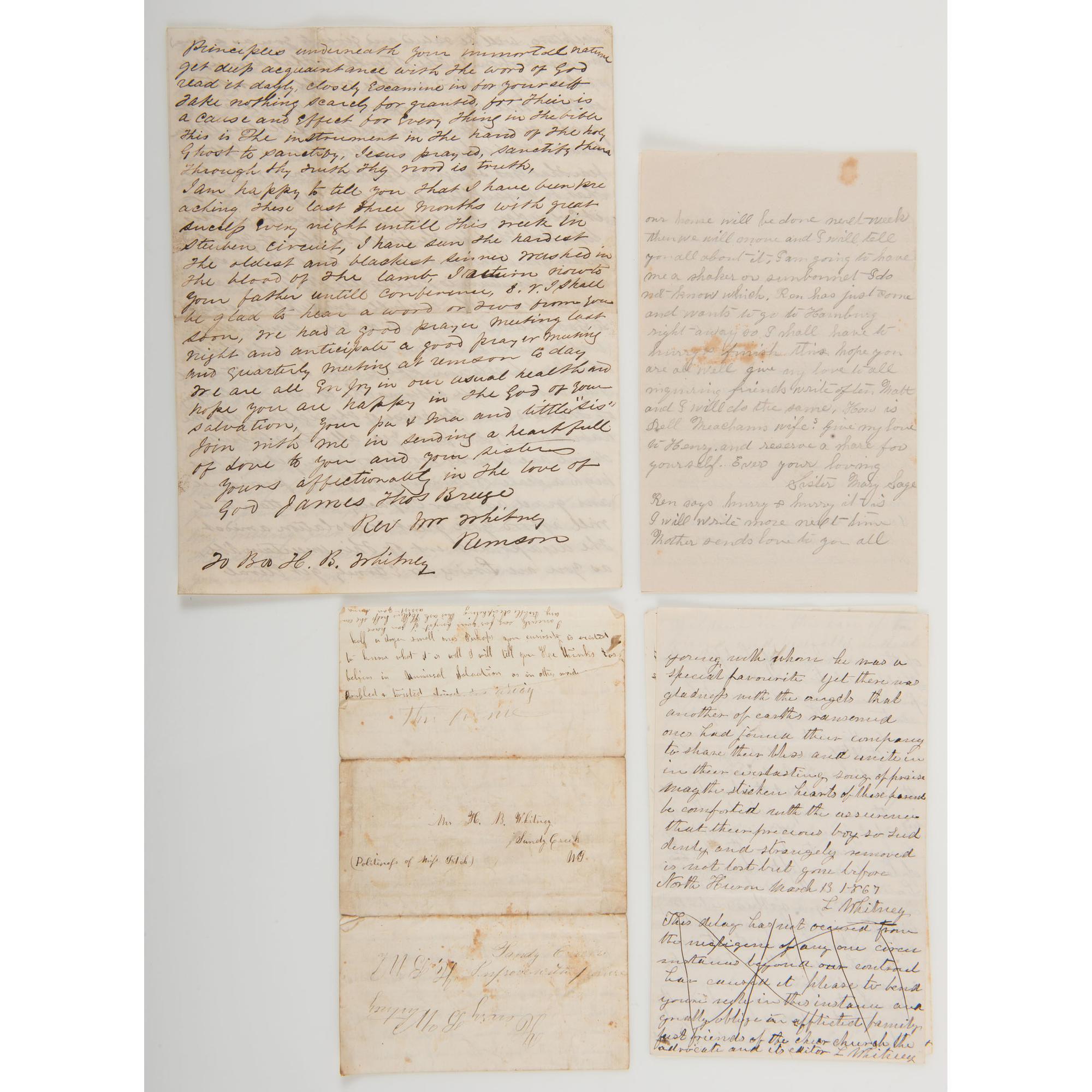 Family Letter Archive of Henry B. Whitney, 110th New York Volunteer Infantry