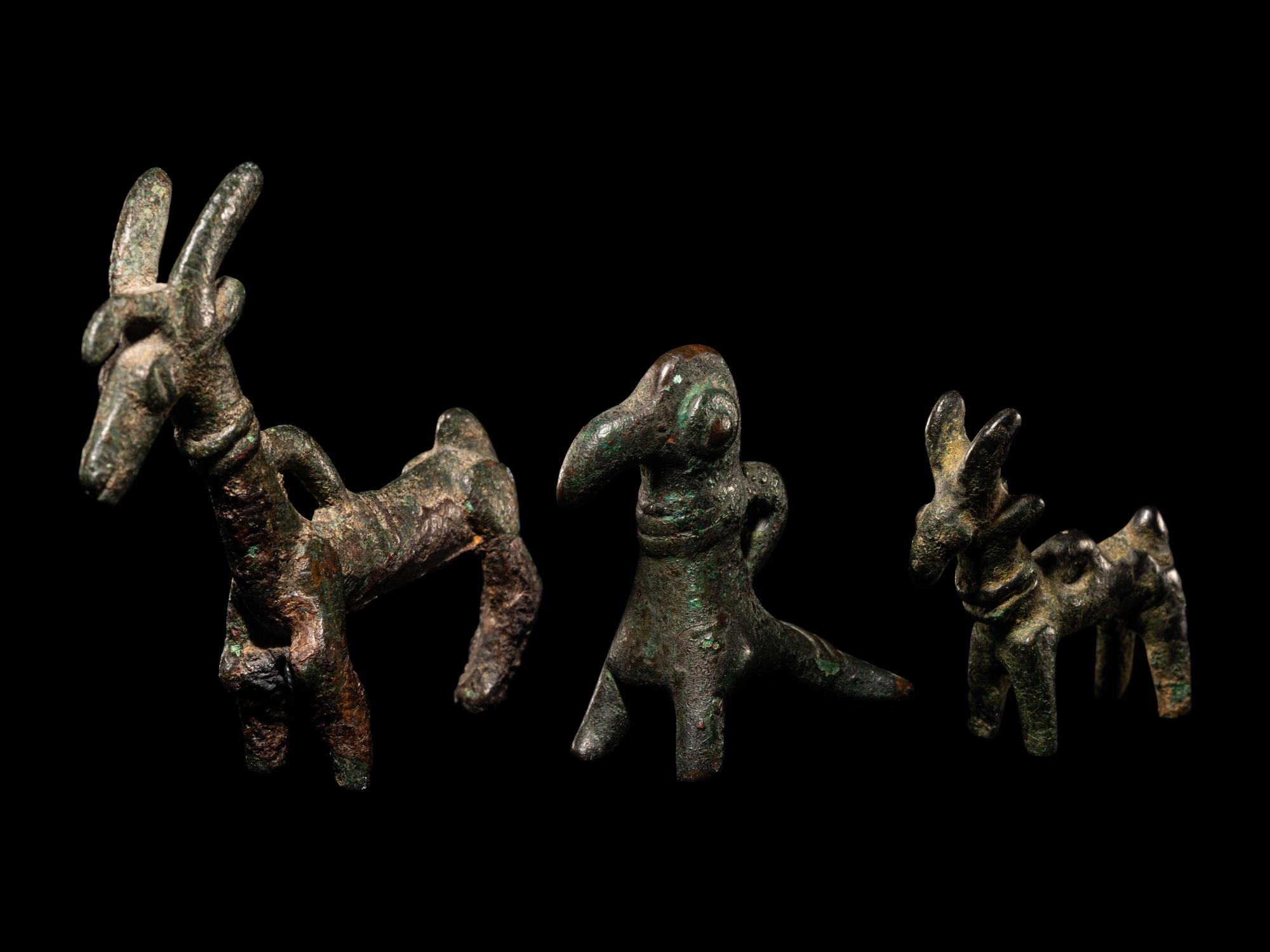 Three Luristan Bronze Animals