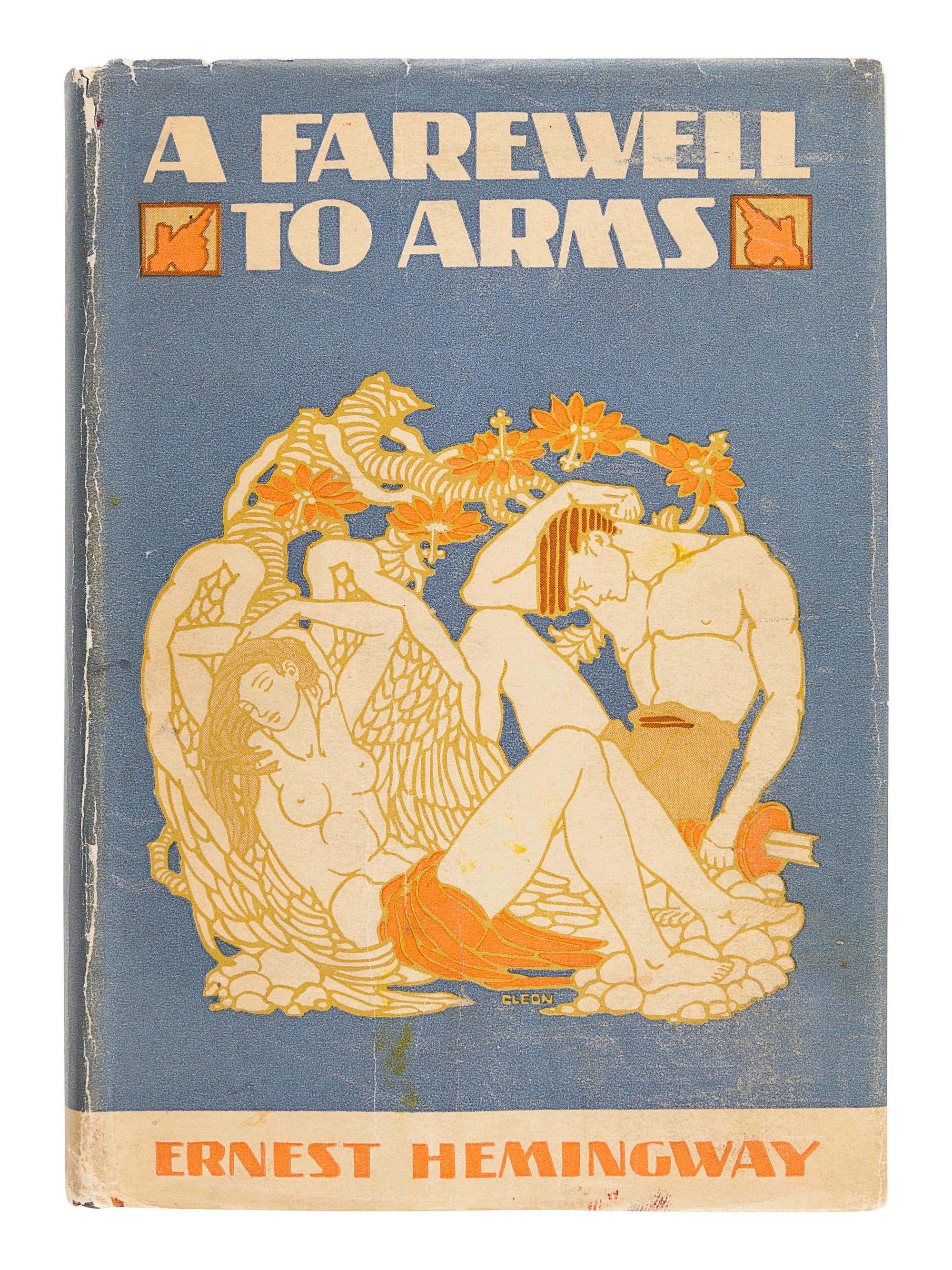 HEMINGWAY, Ernest (1899-1961). A Farewell To Arms. New York: Charles Scribner's Sons, 1929 .