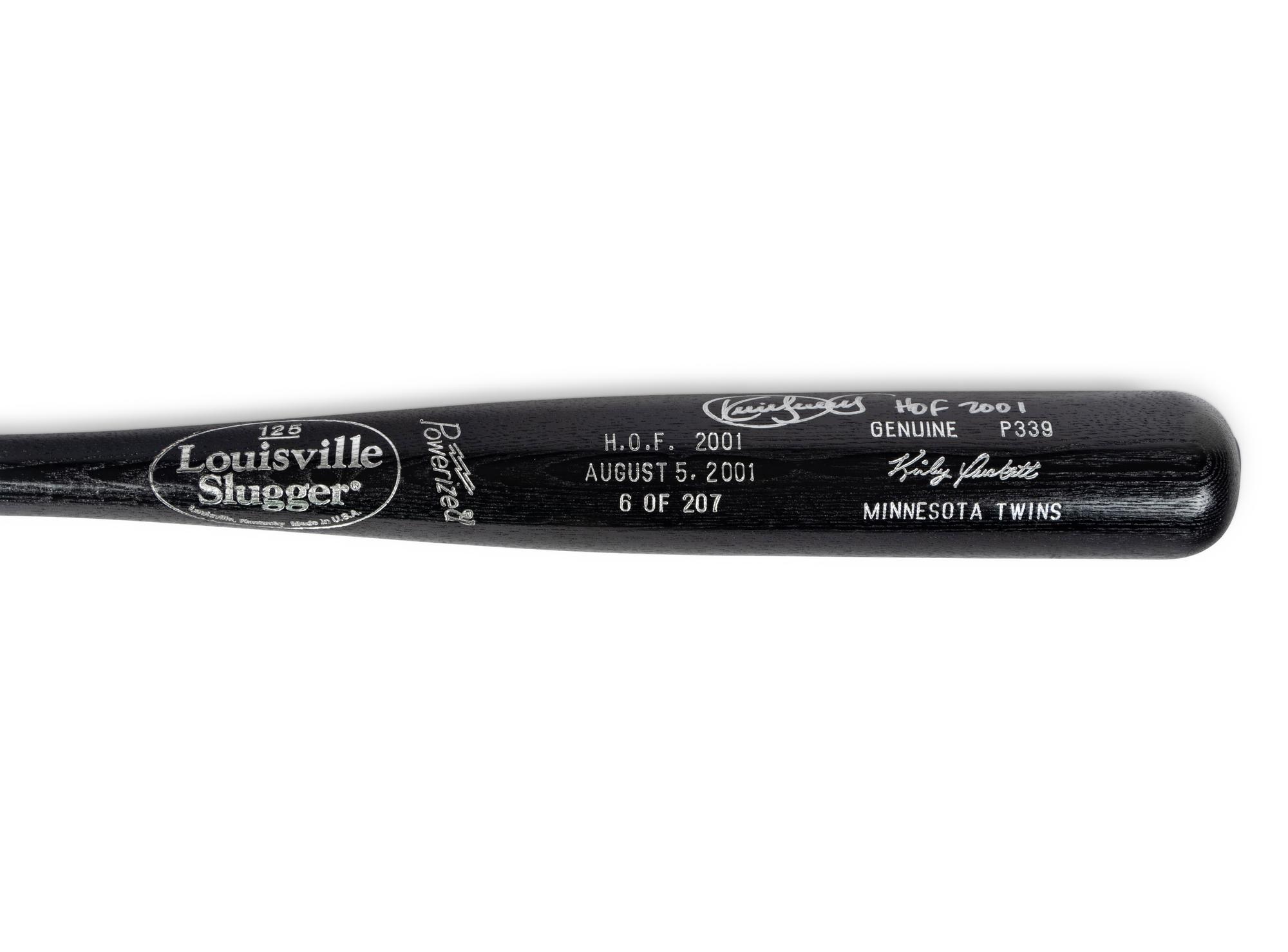 A Kirby Puckett Hall of Fame Signed Autograph Limited Edition Bat,
