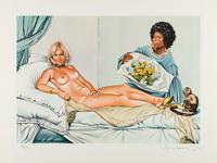 Mel Ramos ( complete portfolio of four prints with original cloth case)
