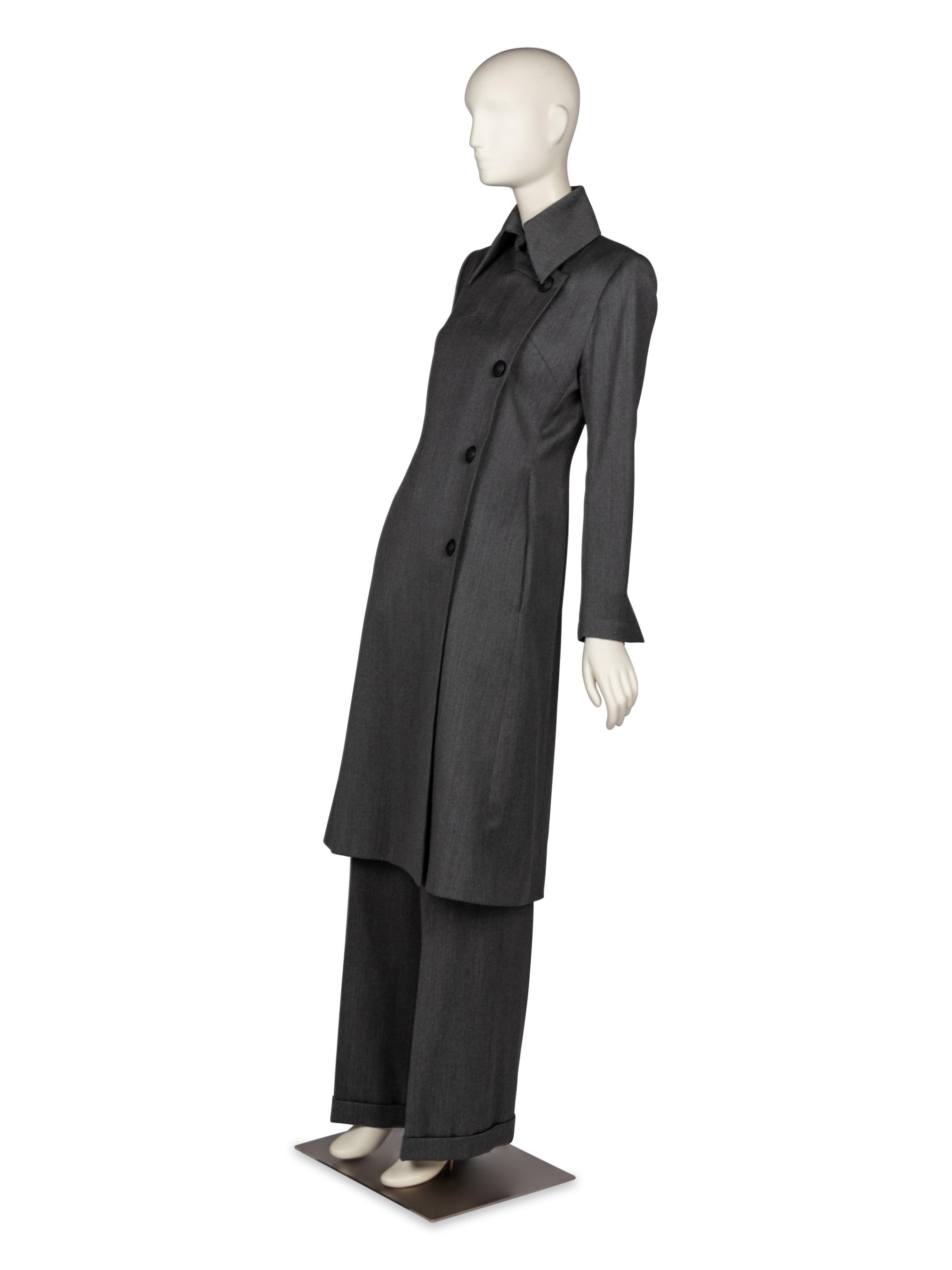 Givenchy by Alexander McQueen, Coat & Pant Ensemble, 1997