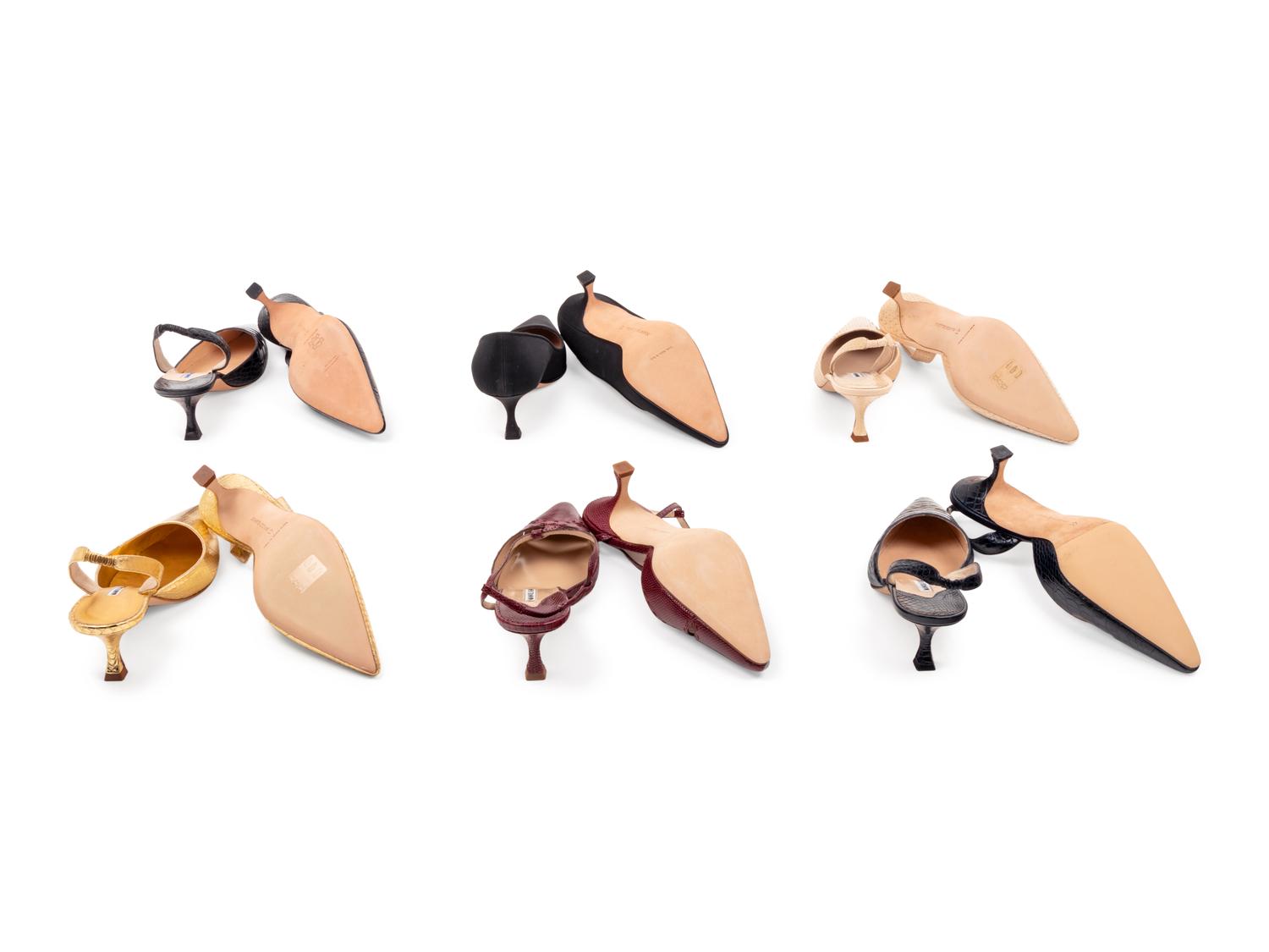 Eleven Pairs of Manolo Blahnik Heels