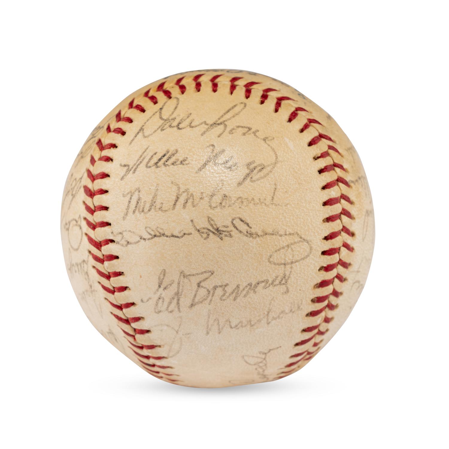 A 1960 San Francisco Giants Team Signed Autograph Baseball