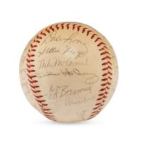 A 1960 San Francisco Giants Team Signed Autograph Baseball