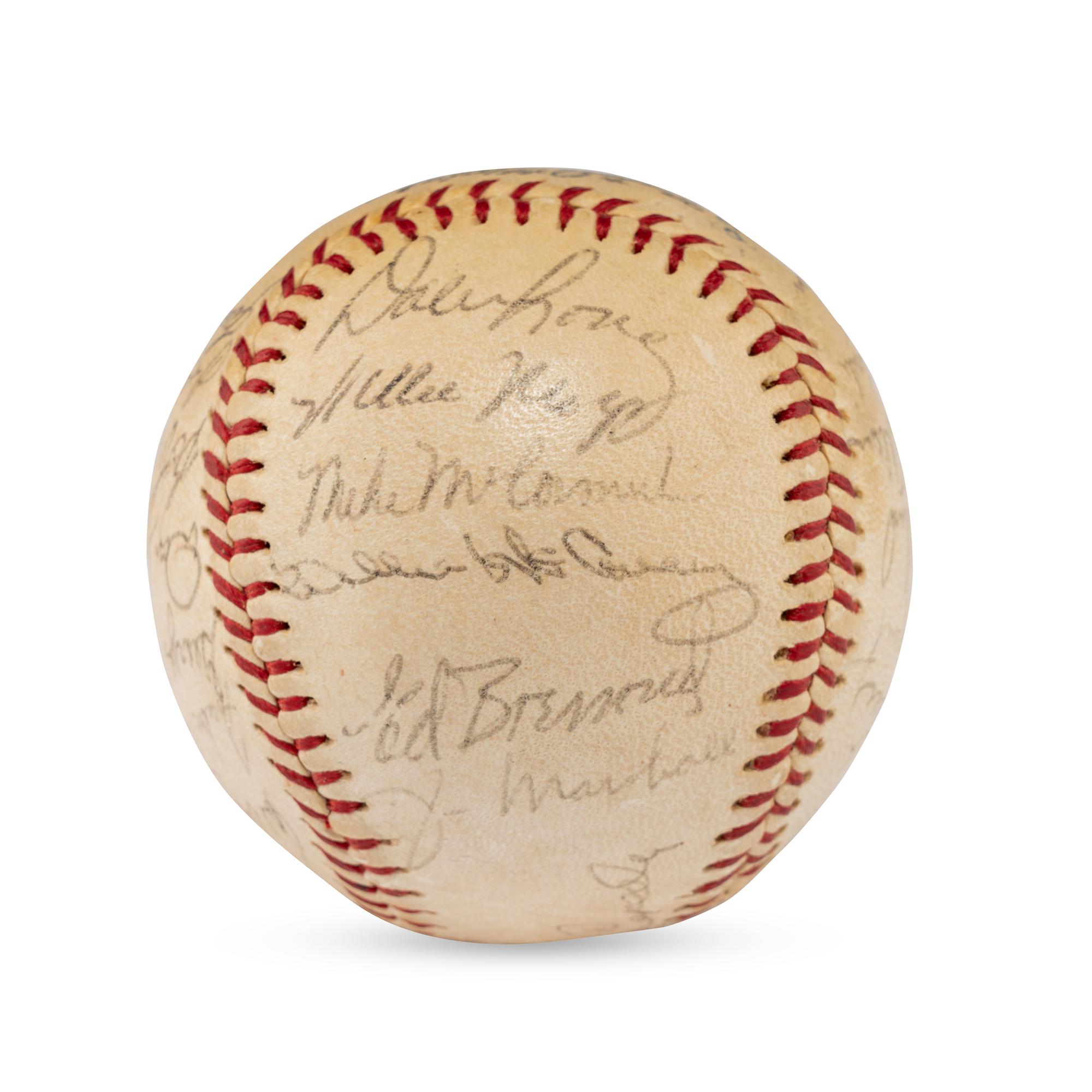 A 1960 San Francisco Giants Team Signed Autograph Baseball