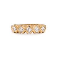 Yellow Gold and Diamond Ring