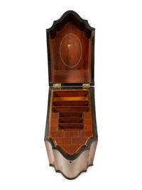 A Regency Style Mahogany Knife Box — 19TH CENTURY