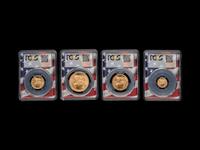 A 2019 Gold Eagle: First Day of Issue Four Gold Coin Set (PCGS MS70)