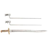 Two Spencer Rifle Socket Bayonets and a Sharps Rifle Saber Bayonet