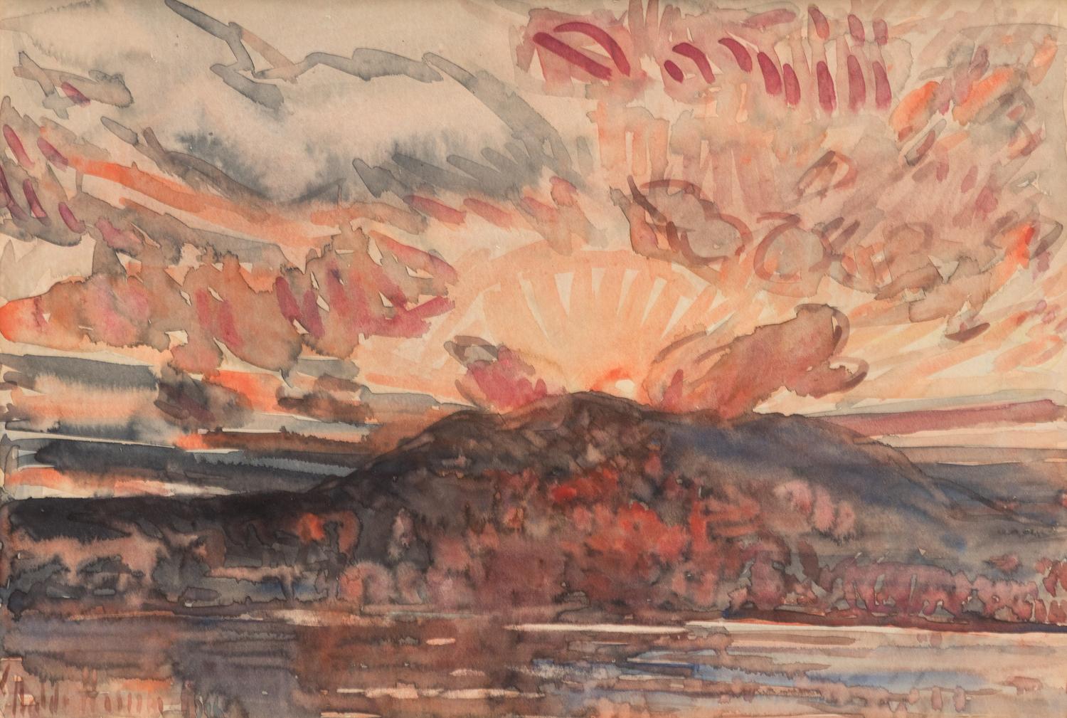 Sunset, Little Hill , c. 1916-1917